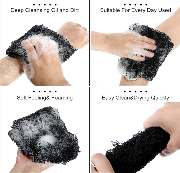 African Net Sponge Exfoliating Back Scrubber