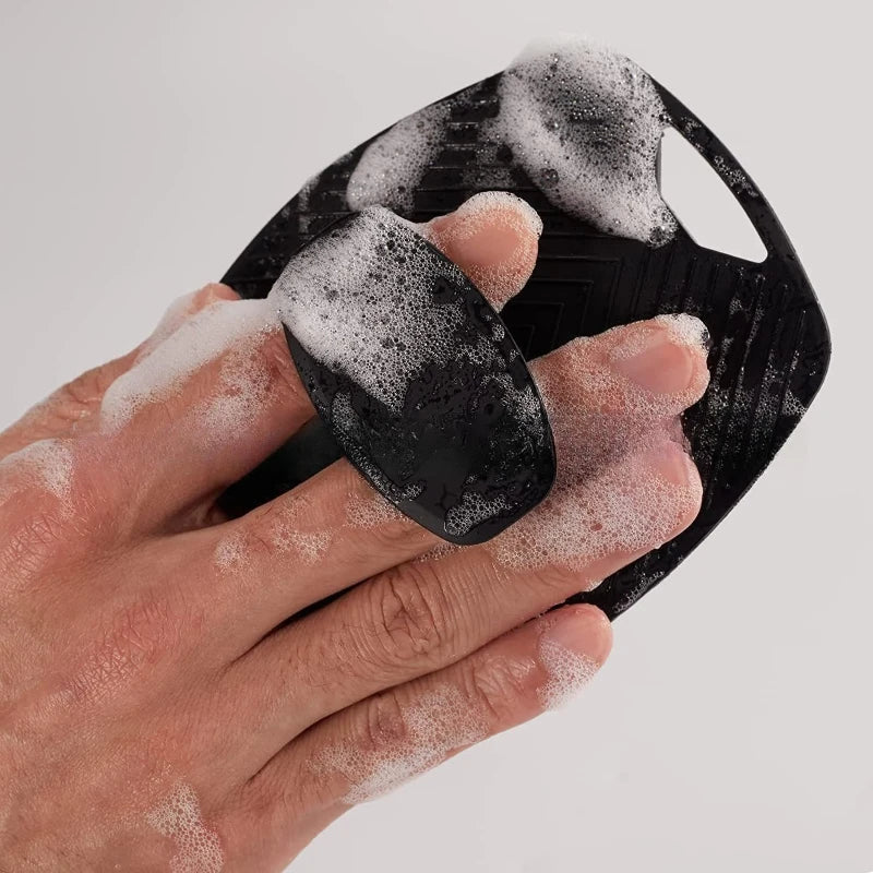 Oval Shaped Silicone Shower Brush