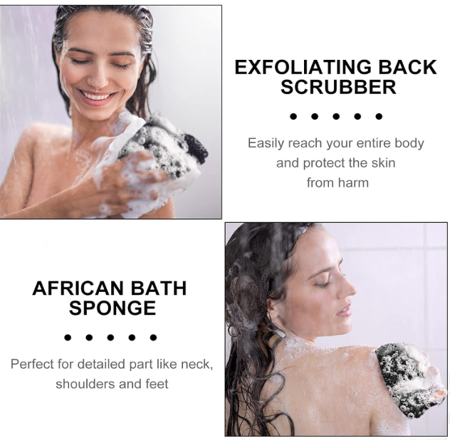 African Net Sponge Exfoliating Back Scrubber
